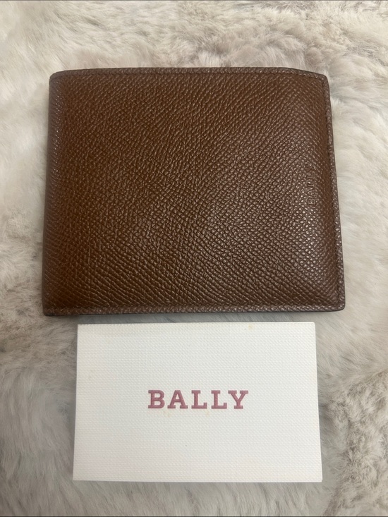 Bally Other - Bally brown and orange pebbled leather bifold wallet NWOT Retails $350-$480
